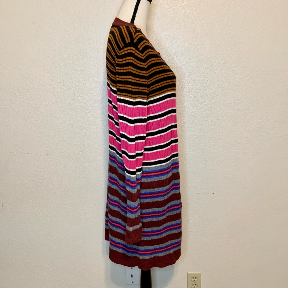 Lane Bryant Fitted Button Front Striped Duster Cardigan Multicolored Size 18/20 - Picture 10 of 15